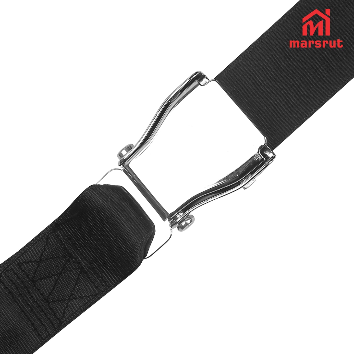 Gym Seatbelt, Leg Extension Lifting Seatbelt, Nordic Hamstring Curl Strap on Bench, 5.6ft L, Buckle Squat Collar for Workouts Machine, Home Gym Stretch & Mobilization Exercise for Men Women, with Logo