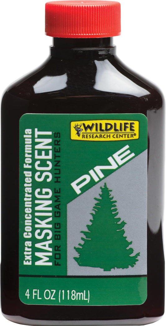 Wildlife Research Center Pine Masking Scent, Extra Concentrated, Strong Pine Aroma for Covering Human Scent & Fear Reduction – 4 FL OZ Spray Bottle