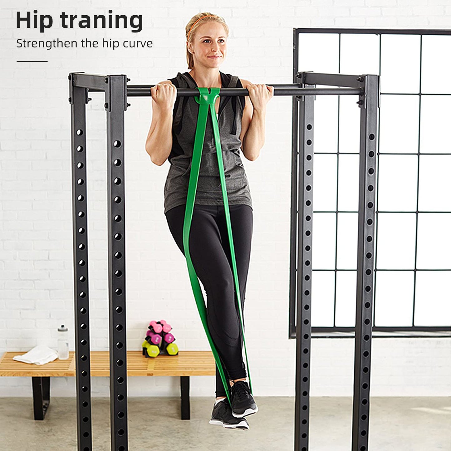 Pull Up Resistance Bands Set of 4 for Men and Women, Assistance Band for Exercise for Resistance Training Powerlifting, Gyms, Mobility Home Fitness, with Carrying Bag(4pcs)