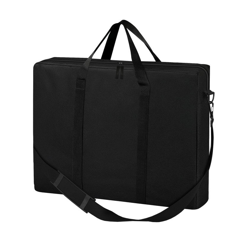 SIRUITON Folding Table Storage Bag, Portable 600D WaterProof Carry Bag for Folding Picnic/Camp Tables with Reinforcing Plate & Shoulder Strap, 48" D x 30" W x4.7 H Fits 8FT Folding Tables（bag only）