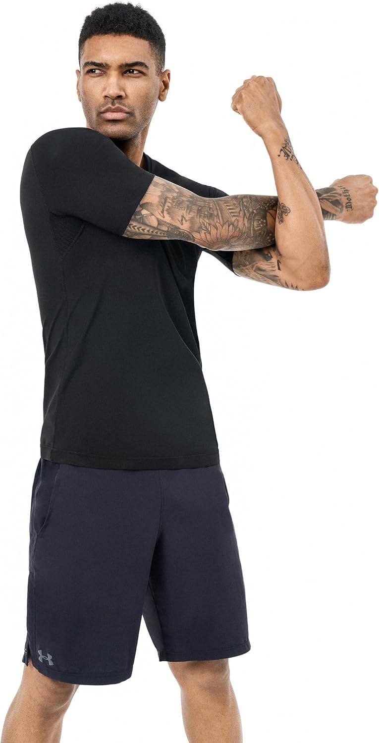 Men's Sauna Sweat Suit - Compression Vest for Enhanced Workouts | Short Sleeve Gym Shirt
