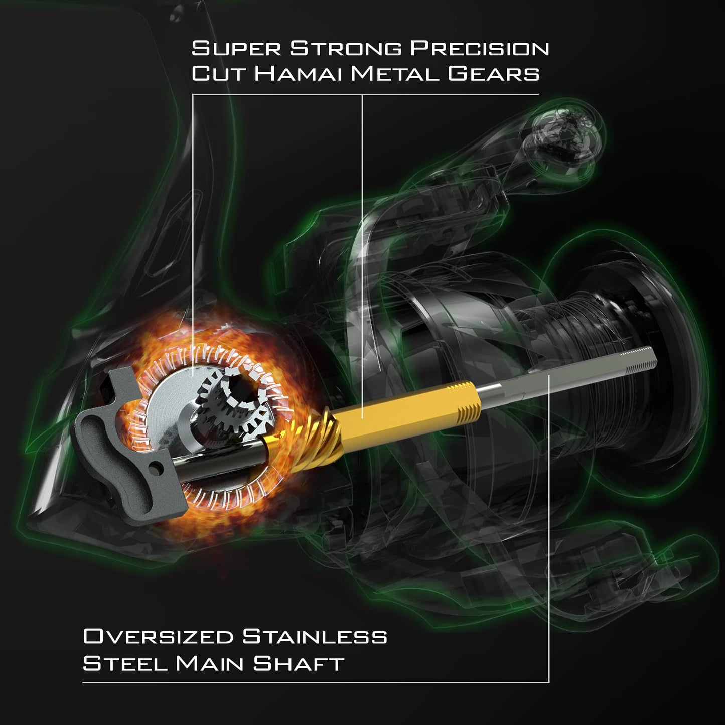 KastKing Spartacus II Spinning Reel – Sealed Carbon Fiber 22LBs Max Drag – 7+1 Stainless BB for Saltwater&Freshwater – 5.2:1 Gear Ratio – Size 500&1000 Perfect for Ice Fishing