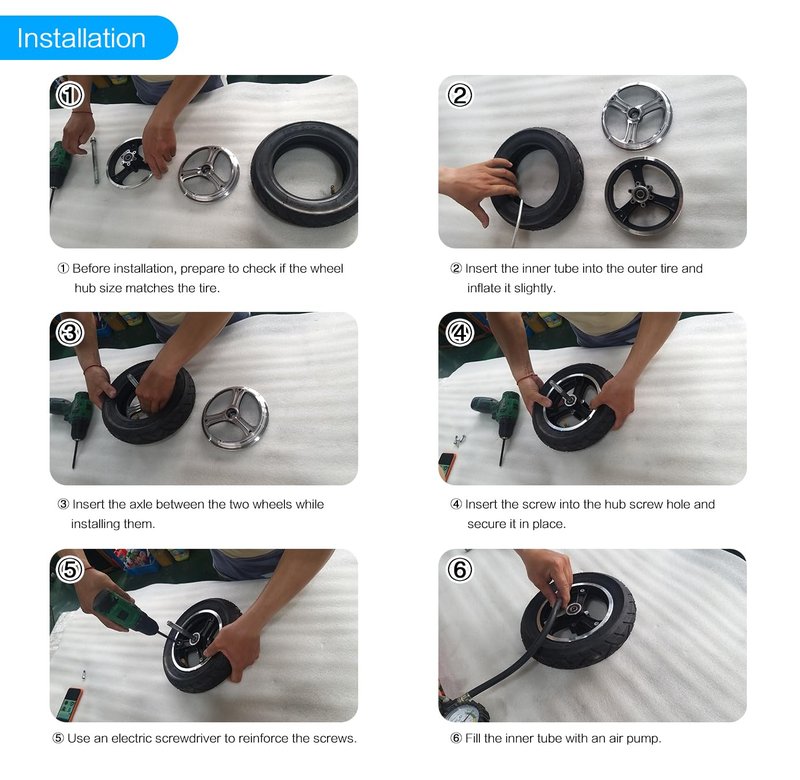80/65-6 Off-road Vacuum Tire 255x80 10x3-6 Tire Fit for Nanrobot D4 D5 D6/ Joyor S10-S/Yume Y10 /VSETT 10+/ Kugoo M4 Pro/Zero 10X Electric Scooter, Thickened Anti-explosion Tyre