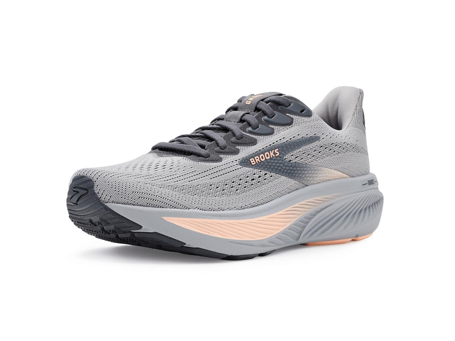 Brooks Women's Ghost 17 Alloy/Blackened Pearl/Peach 6 Medium