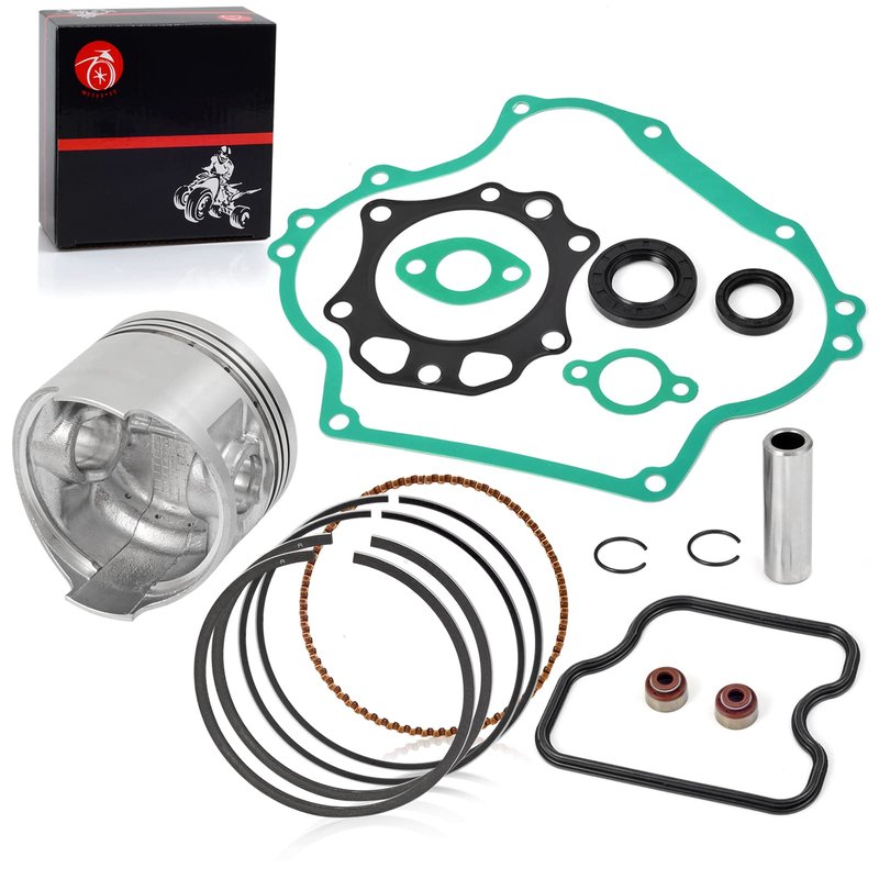 Top End Piston & Ring & Gasket Seal Rebuild Kit STD Compatible with Club Car Golf Cart DS Precedent FE290 1992-up 1016459-01 1023047-01