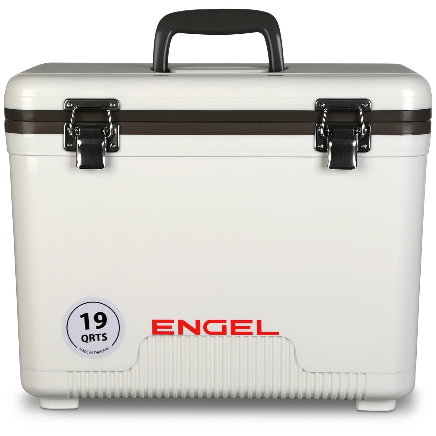 Engel UC19 19qt Leak-Proof, Air Tight, Drybox Cooler and Small Hard Shell Lunchbox for Men and Women in White