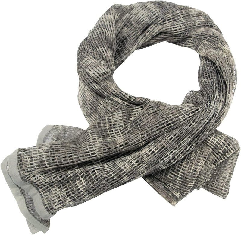Tactical Scarf - Double-Sided Camo Mesh Sniper Veil for Military Use | Versatile Body Covering