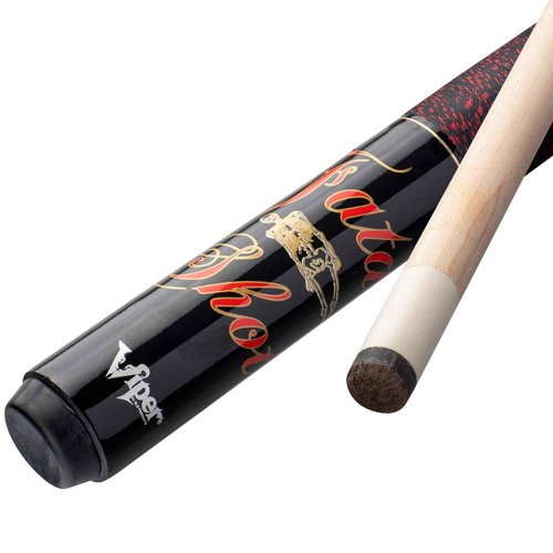 Viper by GLD Products Underground 58" 2-Piece Billiard/Pool Cue, Fatal Shot, 19 Ounce,Red,50-0652-19