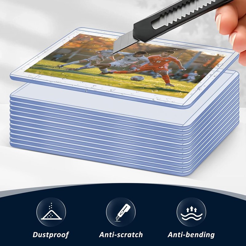 Top Load Card Sleeves - 15 Pack Hard Plastic Protectors for Trading, Baseball & Game Cards | 3"x4"
