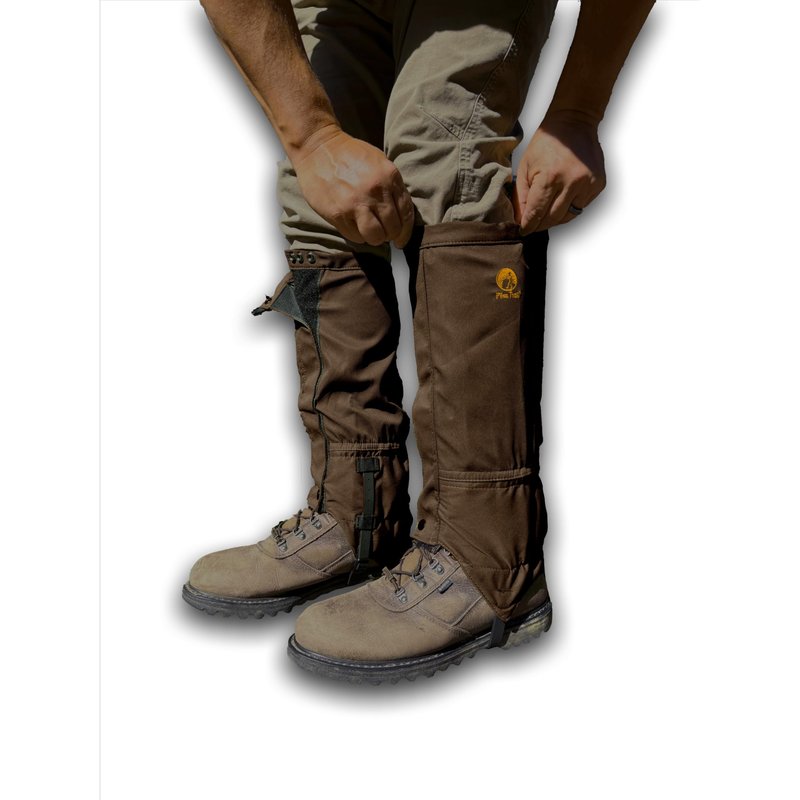Pike Trail Adjustable Leg Gaiters - Lightweight, Waterproof - Leg Guards for Men & Women - Hiking Essentials Ideal for Hunting, Trekking & Fishing - 1 Pair