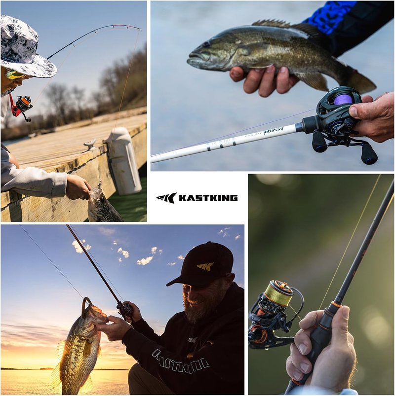 KastKing Destron Braided Fishing Line - Ultra-Thin, Abrasion Resistant, Zero Stretch | 75% Thinner Than Monofilament