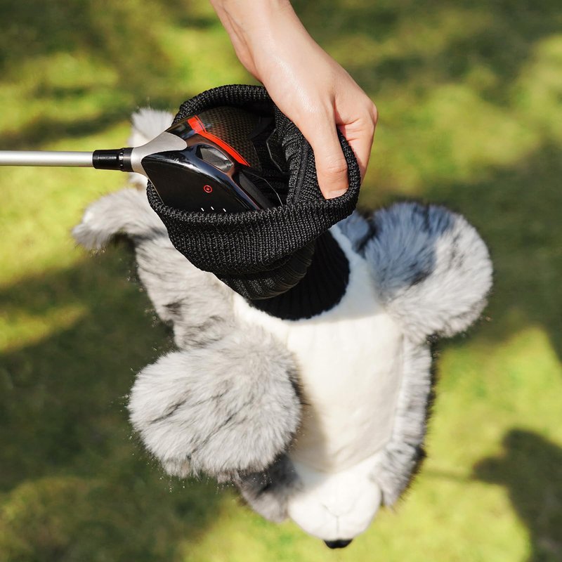 Big Crazy Animal Driver Headcover, Golf Head Covers, Seal Design, Plush Funny Driver Headcover Long Neck Protection, Golf Gift for Men Women, Fits 460CC Driver Head