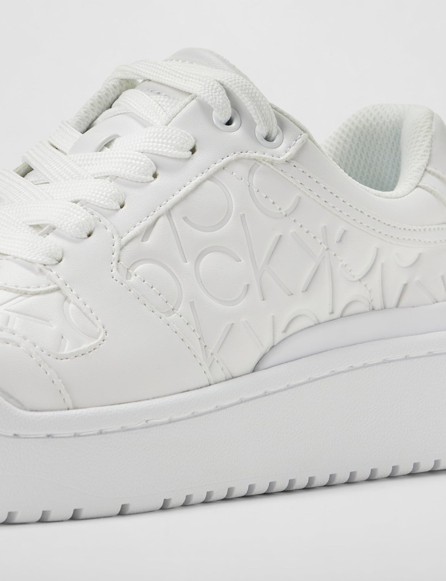 Calvin Klein Women's Aelora Sneaker, White 141, 7