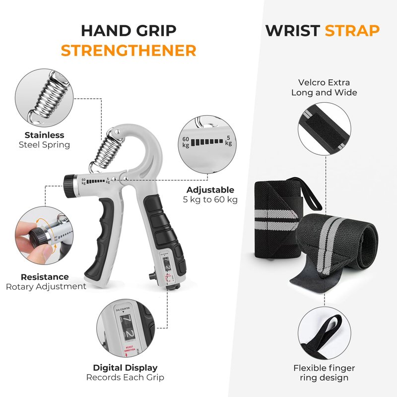 homimanor Adjustable Power Twister Bar - Chest Workout Equipment Arm Exerciser for Shoulder, Forearms, Biceps and Back, Home Gym Upper Body Workout Equipment for Men (66-110 lbs)