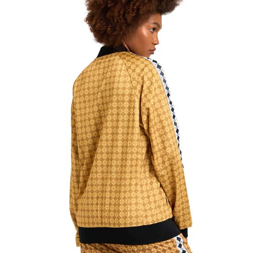 ARENA 50th Anniversary Unisex Men's and Women's Team Relax IV Jacket Full Zip, Gold Multi/Black/White, Large