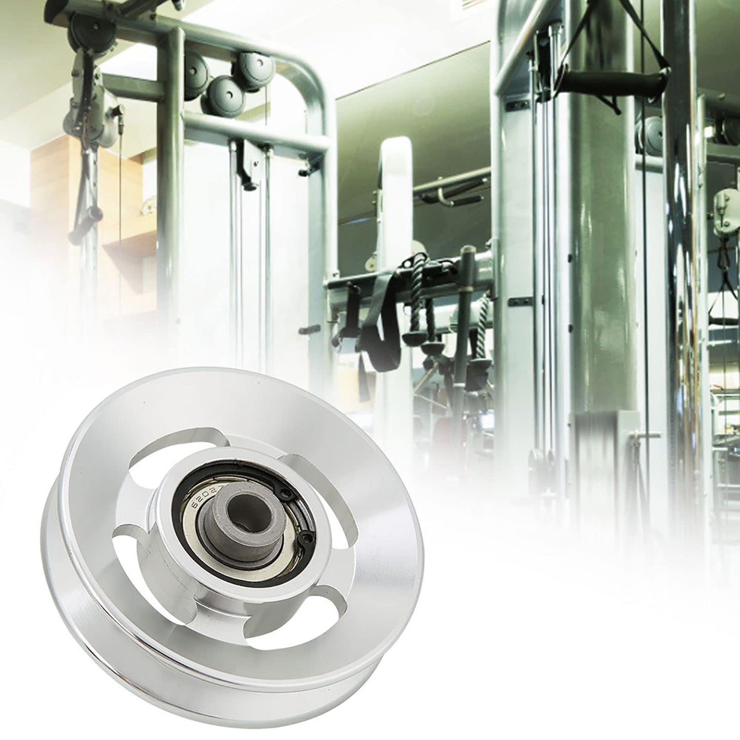 Aluminum Pulleys For Gym Aluminum Pulleys For Gym Bearing Pulley Wheel,Gym Pulley Wheel Aluminium Alloy Fitness Pulley Home Gym Attachments Part Exercise Strength Training Accessory Exercise Machine A