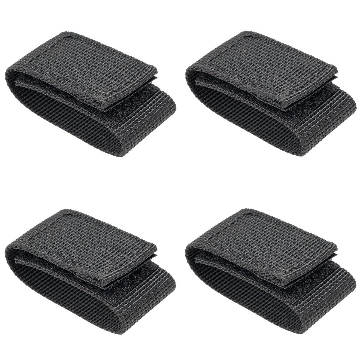 TACNEX Duty Belt Keepers w/Hook & Loop Closure for 1.25" Wide Utility Belt Loop Stays Nylon Tactical Strap Holder Retainer Police Law Enforcement Security Military Accessories NY