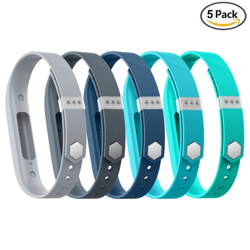 LEEFOX Band Compatible with Fit bit Flex 2, Adjustable Replacement for Fit Bit Flex 2 Accessory Silicon Wristband w/Fastener Clasp Fitness Strap for Original Flex 2, 5 Packs, Small(Psalm 23-3)