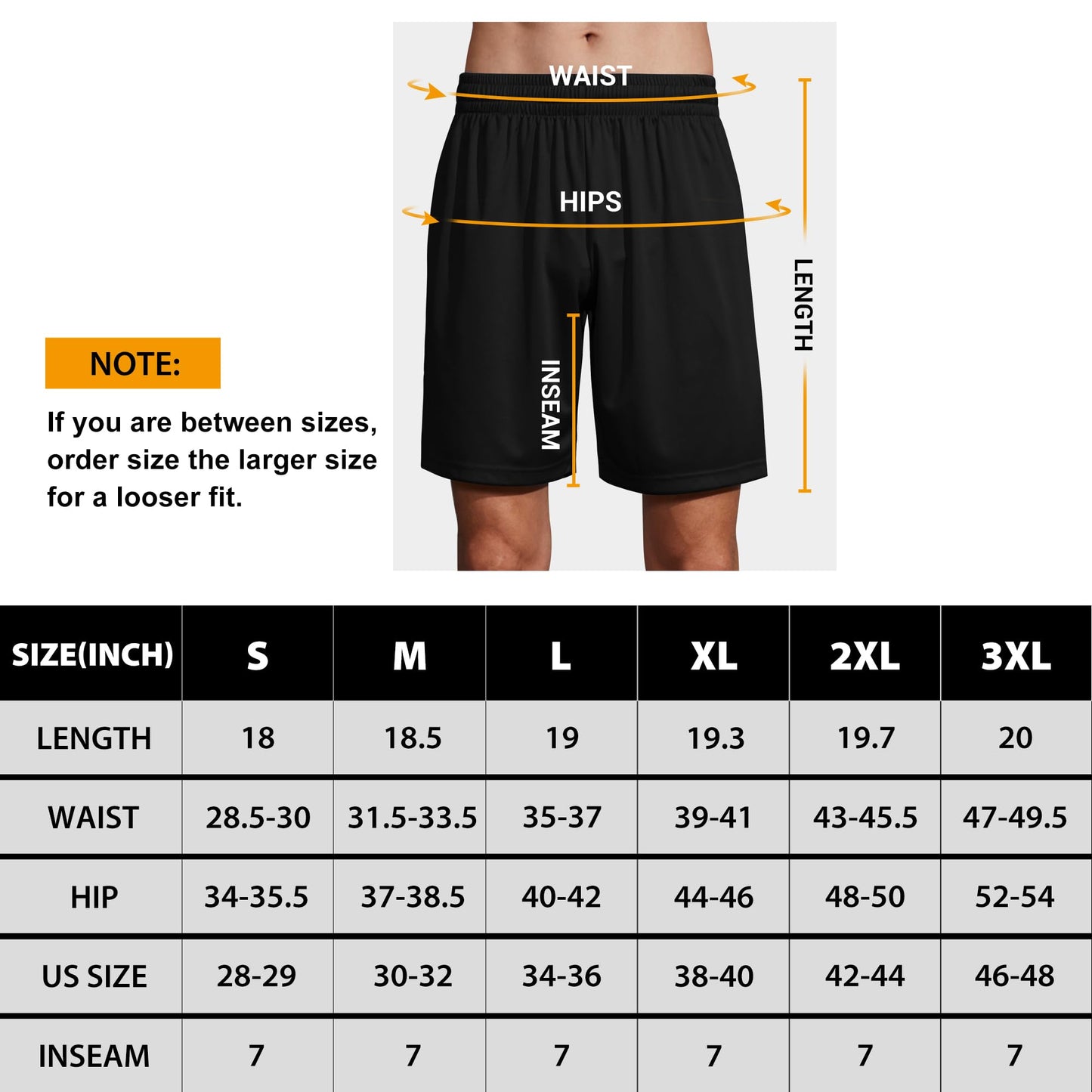 KCVENN Men Athletic Shorts Inseam 7" Basketball Gym Running Shorts with Pockets and Elastic Waistband Quick Dry