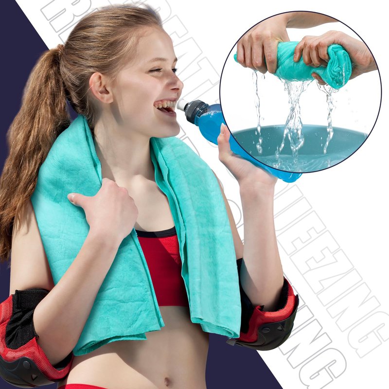Tisancy 4 Pcs Swim Chamois Towel Shammy Sports Swimmers Towel for Diving Swimming Triathlons and Other Water Sports(26 x 17 Inch,Blue, Green, Dark Gray, Purple)