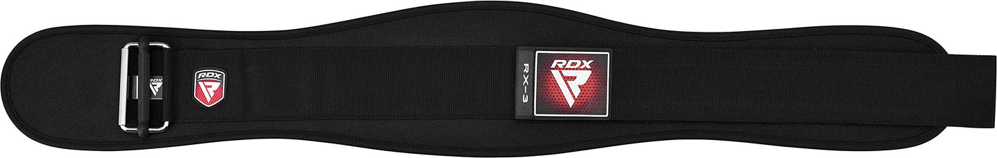 RDX Weight Lifting Belt AUTO LOCK, 6.5” Padded Back Support, Men Women Gym Fitness Strength Training, Bodybuilding Powerlifting Weightlifting Workout, Deadlift Squat, Pro Exercise Equipment