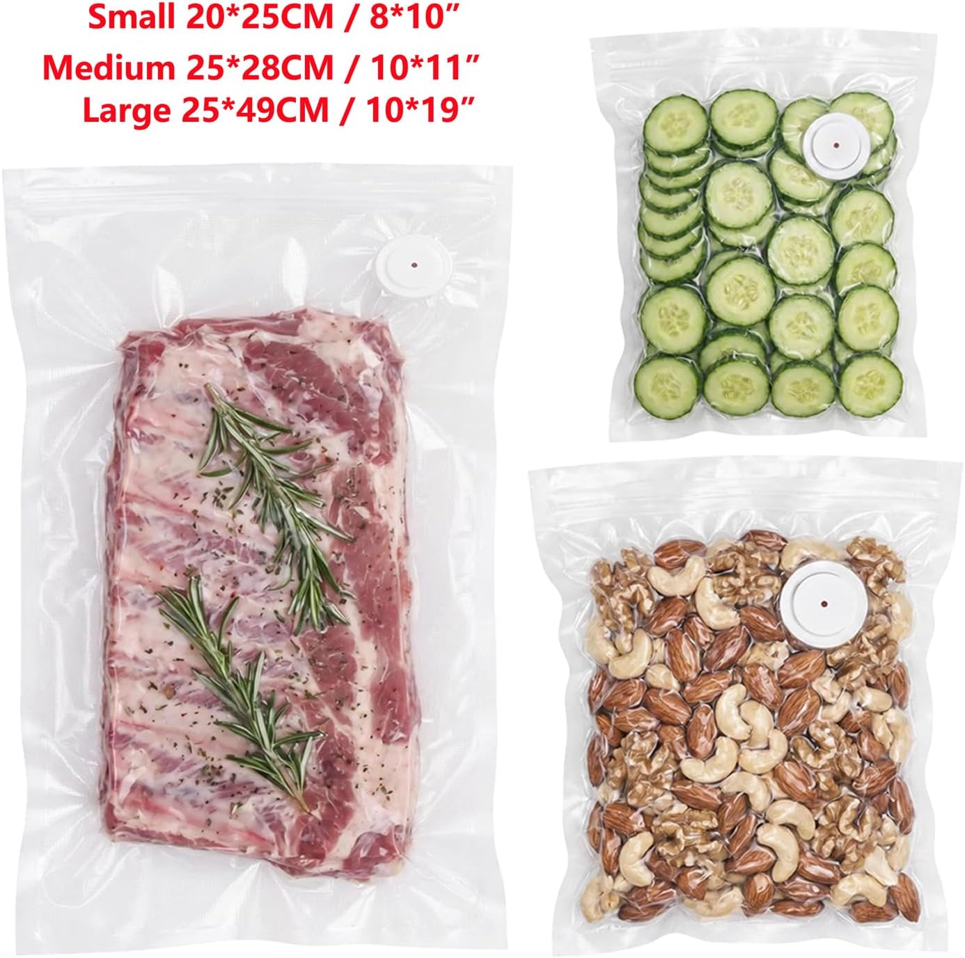 Handheld Vacuum Sealer for Food - Powerful Portable Meal Saver | Includes 20 Reusable Bags