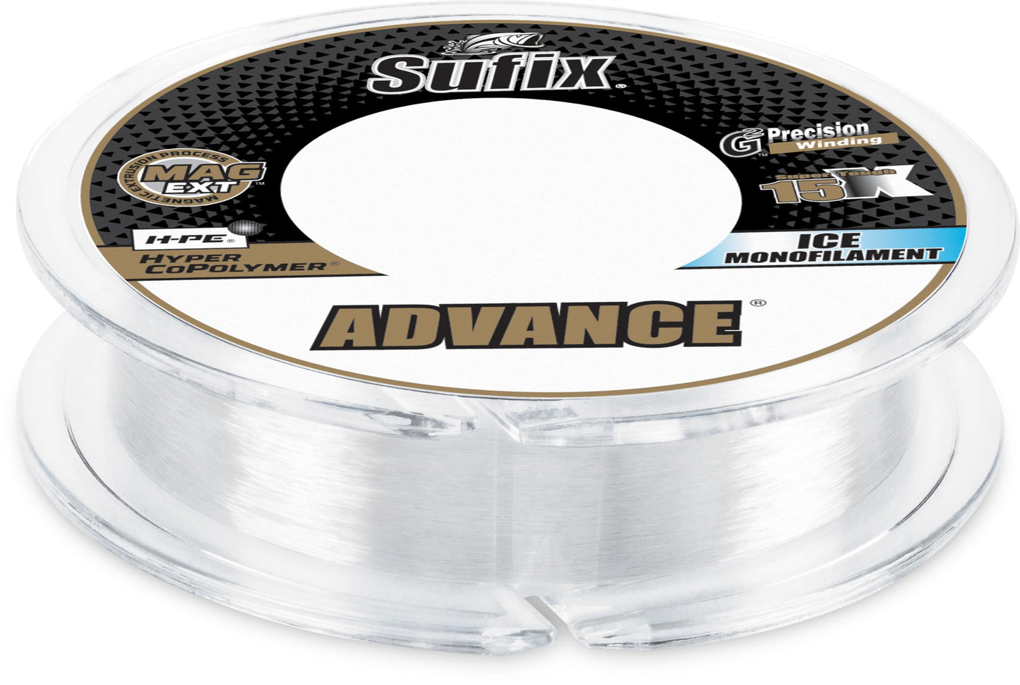 Sufix Advance Ice Monofilament 2 lb Clear