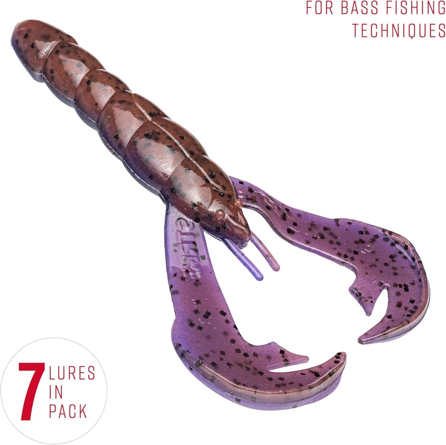 Rage Tail Craw - Premium Soft Plastic Fishing Lure | Versatile Crawfish Imitation