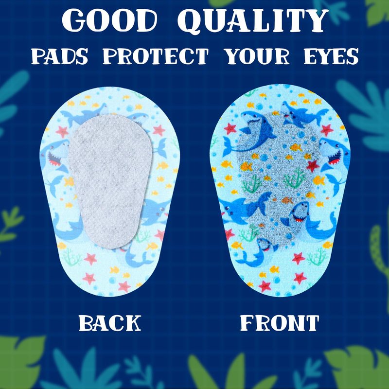 Panelee 180 Pcs Adhesive Eye Patches for Kids Boys 9 Styles Eye Patches Latex Free Eye Pad Bulk Light Blocking Fun Cute Boys Designs Cotton Adhesive Bandages for Boys Toddler