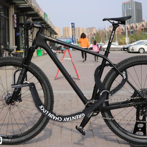 Bike Chain Lock, 5.25 Feet/160cm Heavy Duty Anti Theft Bicycle Chain Lock 0.6inch/15mm Thick Cut Proof Security Bike Locks with Keys for Bike, Motorcycles, Scooter, Stroller, Gate, Fence