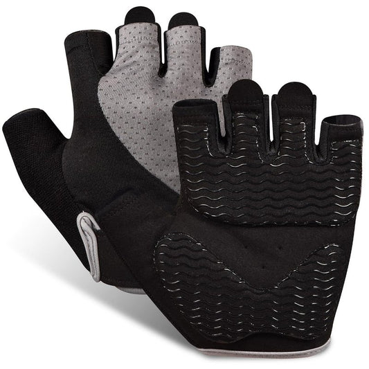 sunnex Workout Gloves for Women - Breathable Weight Lifting Gloves with Non-Slip Silicone Padding, Fingerless Gym Gloves for Cycling, Rowing, Pull Ups & Training (4 Sizes)