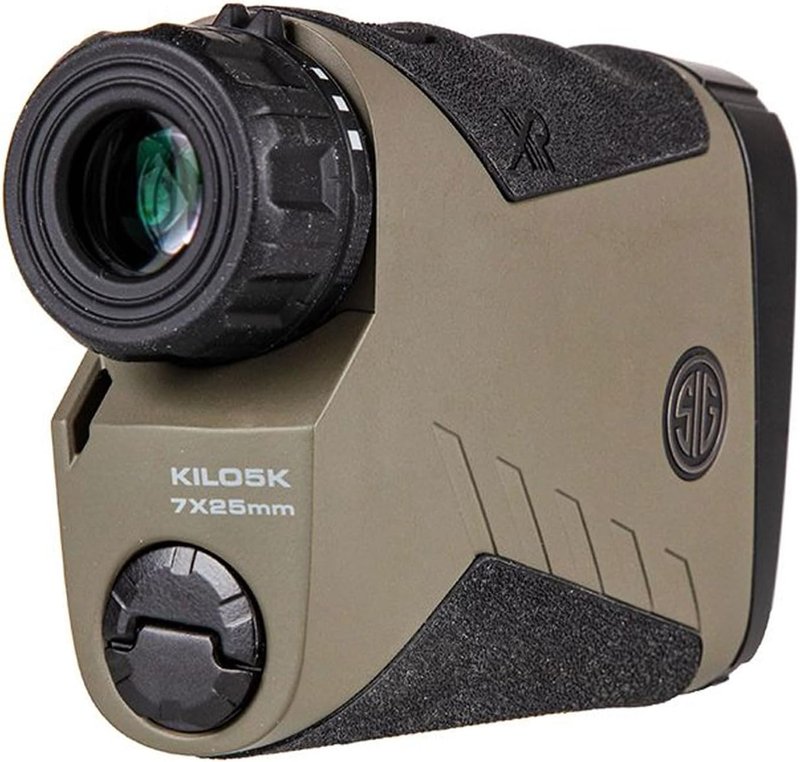 Sig Sauer KILO5K Tactical Laser Rangefinder - 5000 Yards, Bluetooth, 7x25mm, Durable Design | Circle & Milling Grid Reticle