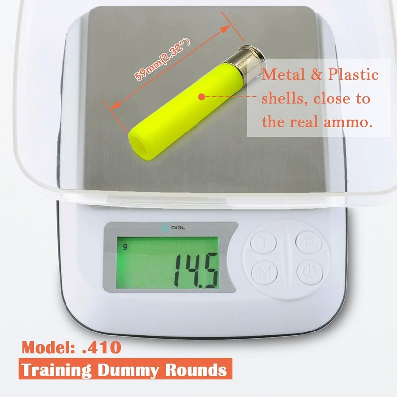 Steel Safety Practice Rounds - Action Trainer Dummy Rounds for Dry Fire Training | Snap Caps