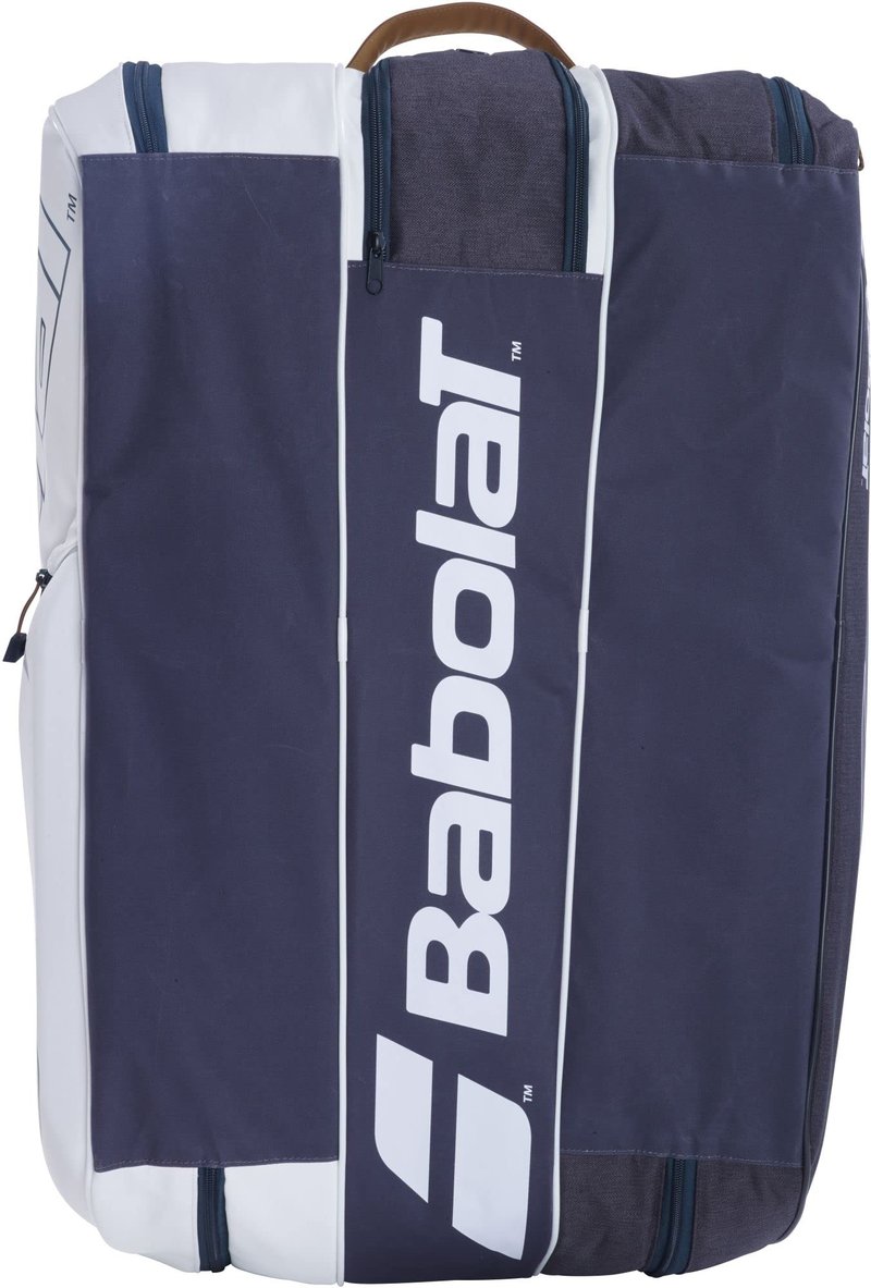 Babolat Pure Racquet Holder x12 Wimbledon Tennis Bag (White/Grey)