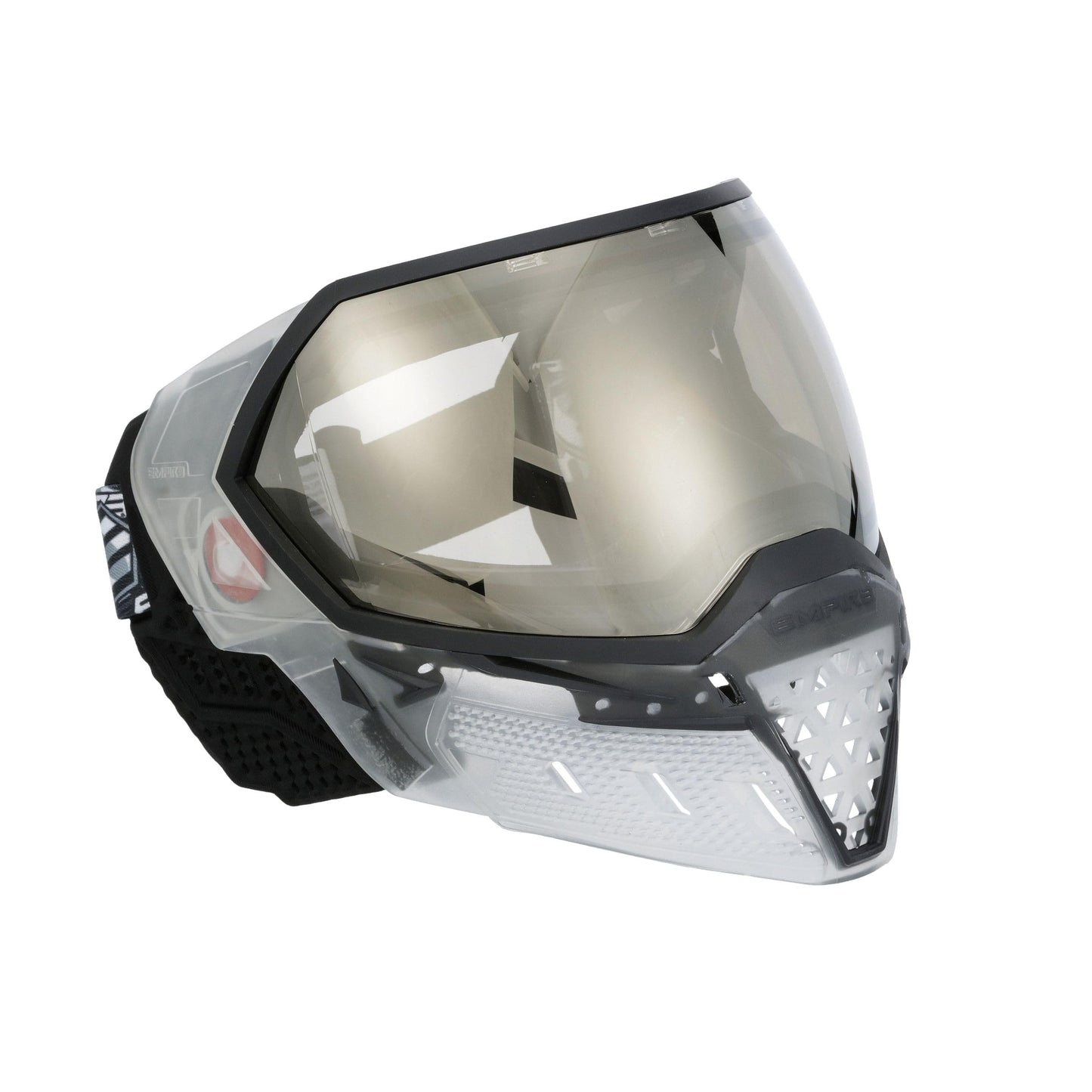 Empire EVS Paintball Goggle Mask with Dual Thermal HD Black Chrome Lens, Clear and Black