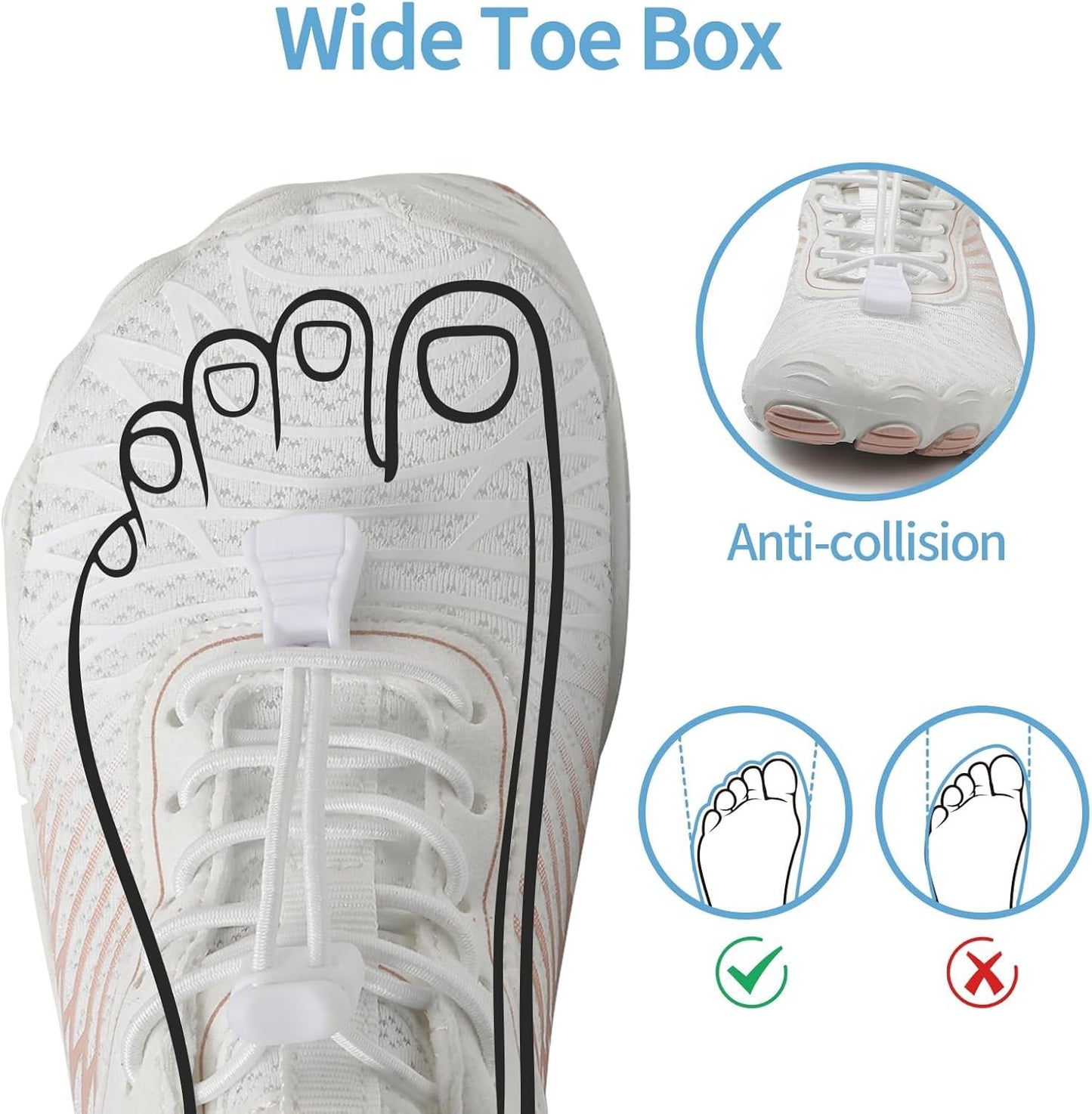 Water Shoes for Kids - Quick Dry Aqua Socks for Swim & Hiking | Little Kid & Big Kid Sizes