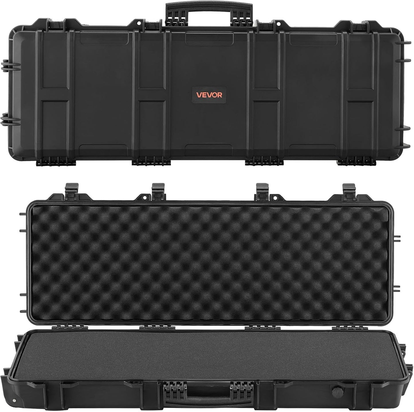 Rifle Hard Case with 4 Layers of Foam - Lockable, Waterproof & Crushproof | Ideal for Rifles & Shotguns