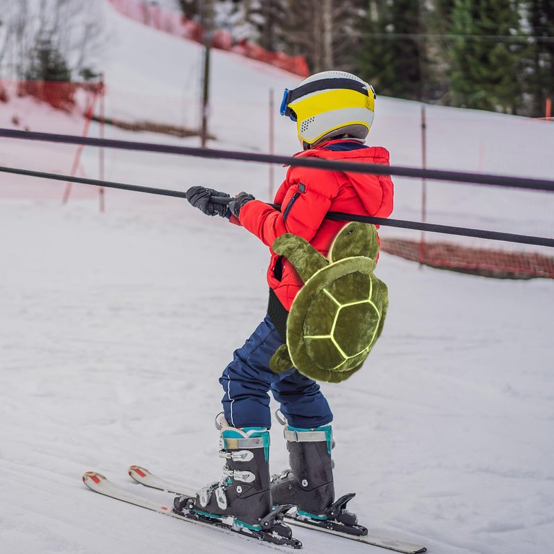 Kathfly Turtle Butt Pad Snowboarding Cute Protection Hip Butt Pad Protective Gear for Skiing Tortoise Snowboarding Padded Turtle Hip Cushion Protection for Kids Adults Skating(Green)
