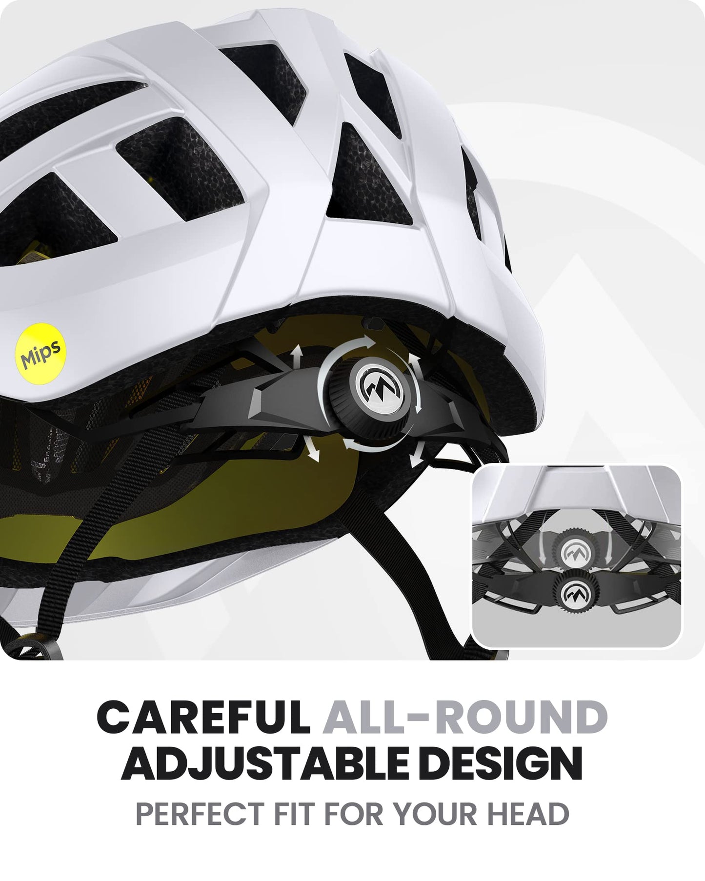 OutdoorMaster MIPS Adult Recreational Cycling Helmet - Chalk Cliff,M