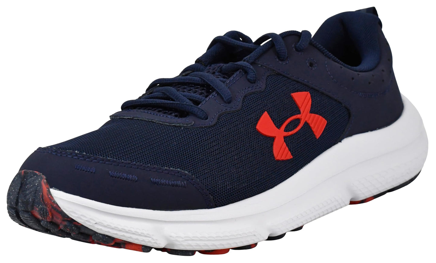 Under Armour Men's Charged Assert 10, (410) Midnight Navy/Midnight Navy/Red, 4.5, US