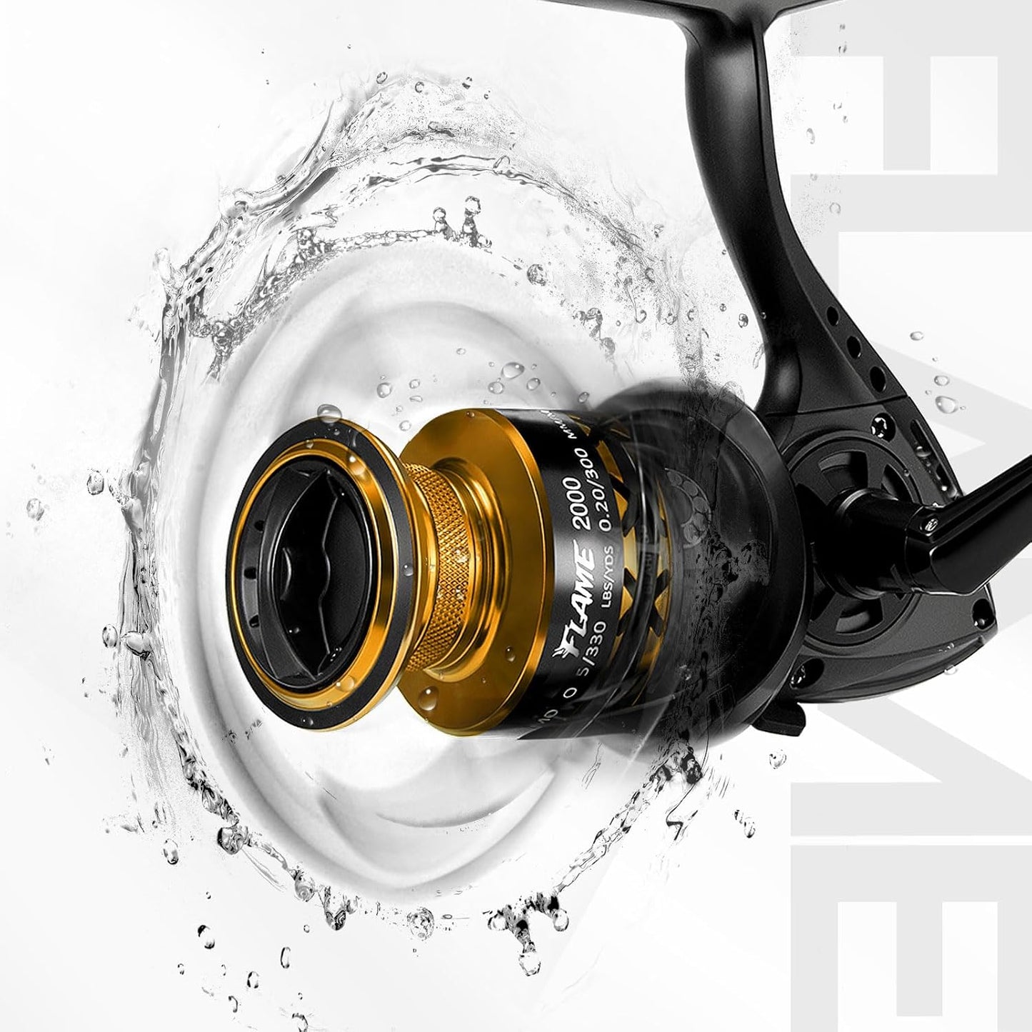 Piscifun Flame Spinning Reel - Lightweight 9+1BB Ultra Smooth Fishing Reel | 19.8LB Max Drag