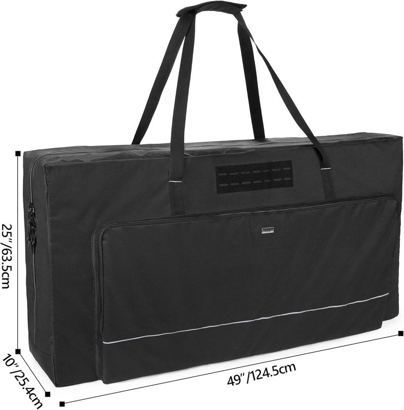 Regulation Size Cornhole Carrying Case - Durable Bag with Padded Shoulder Strap & Front Sandbag Pockets | Fits Standard Boards