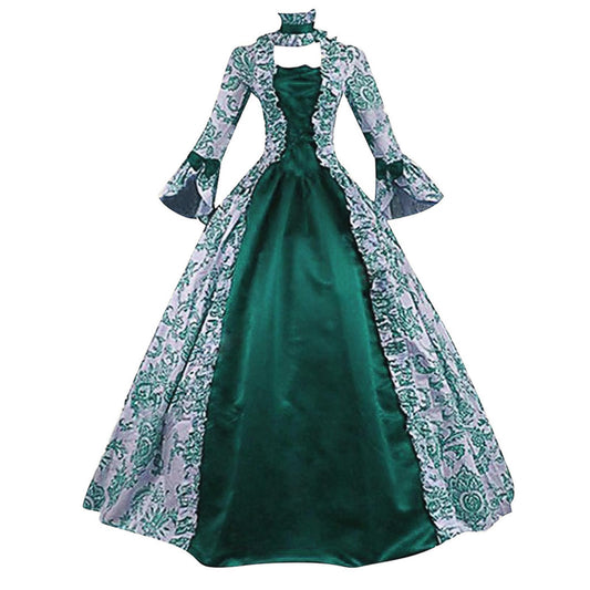 LEHOZIHEQ Victorian Ball Gown,Victorian Dress for Women 1800s Medieval Renaissance Dress Rococo Ball Gown Masquerade Theme Costumes Past Orders History