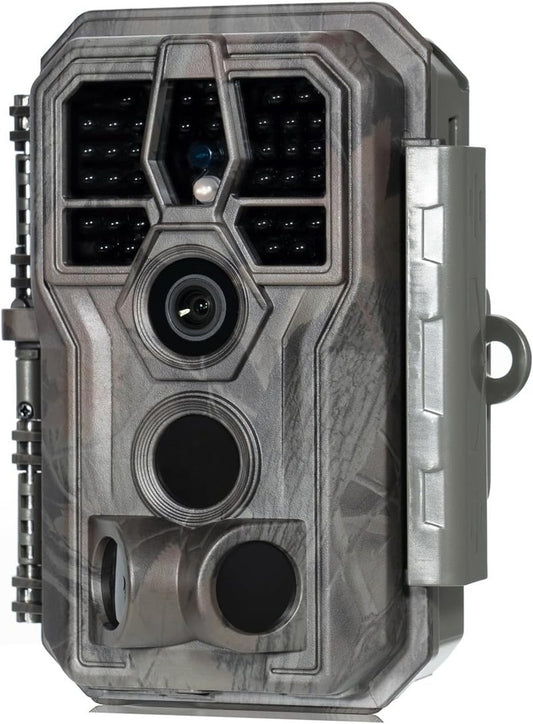 GardePro A5 Trail Camera - 48MP Photos & 1296P HD Video | 100ft No-Glow Night Vision, 0.1s Trigger