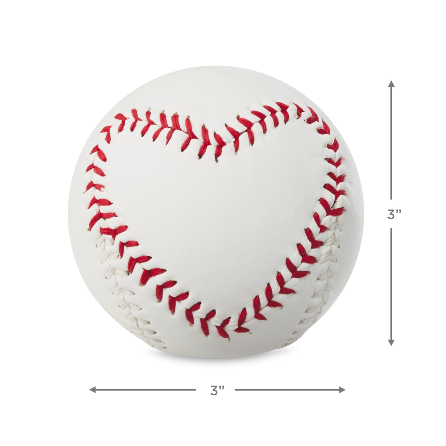 Hallmark Red Heart Baseball (MVP of My Heart) Valentine's Day Gift for Husband, Wife, Boyfriend, Girlfriend