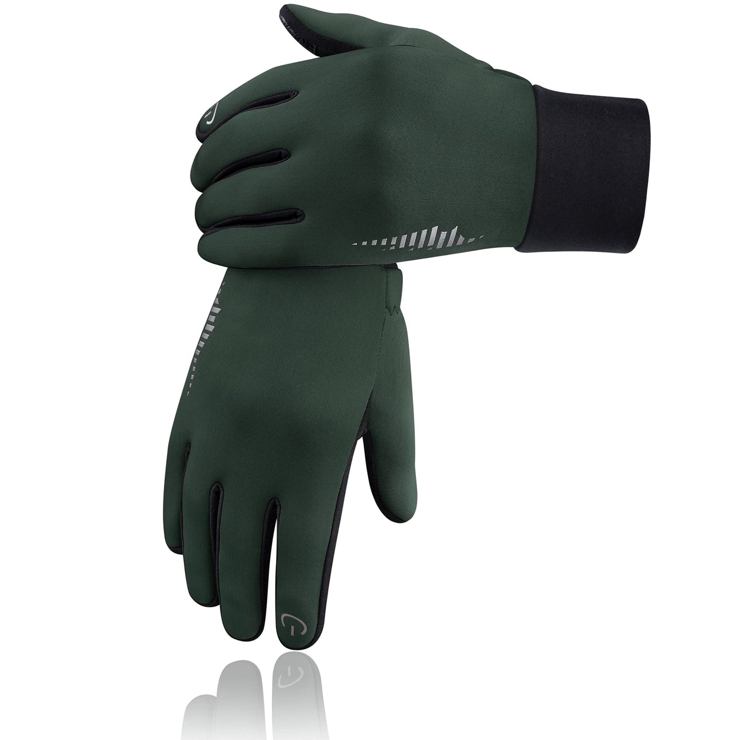 SIMARI Winter Gloves for Women Men - Cold Weather Thermal Touch Screen Ski Snow Glove Liners, Non-Slip Palm & Warm Fleece Lined, for Running Cycling Driving Hiking Walking Sports Outdoor Texting Work