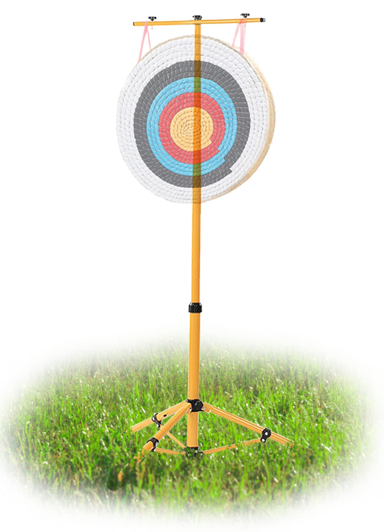 Meuiosd Archery Target Stand ，Portable Target Holder for Grass Target & Point Bag Archery Target