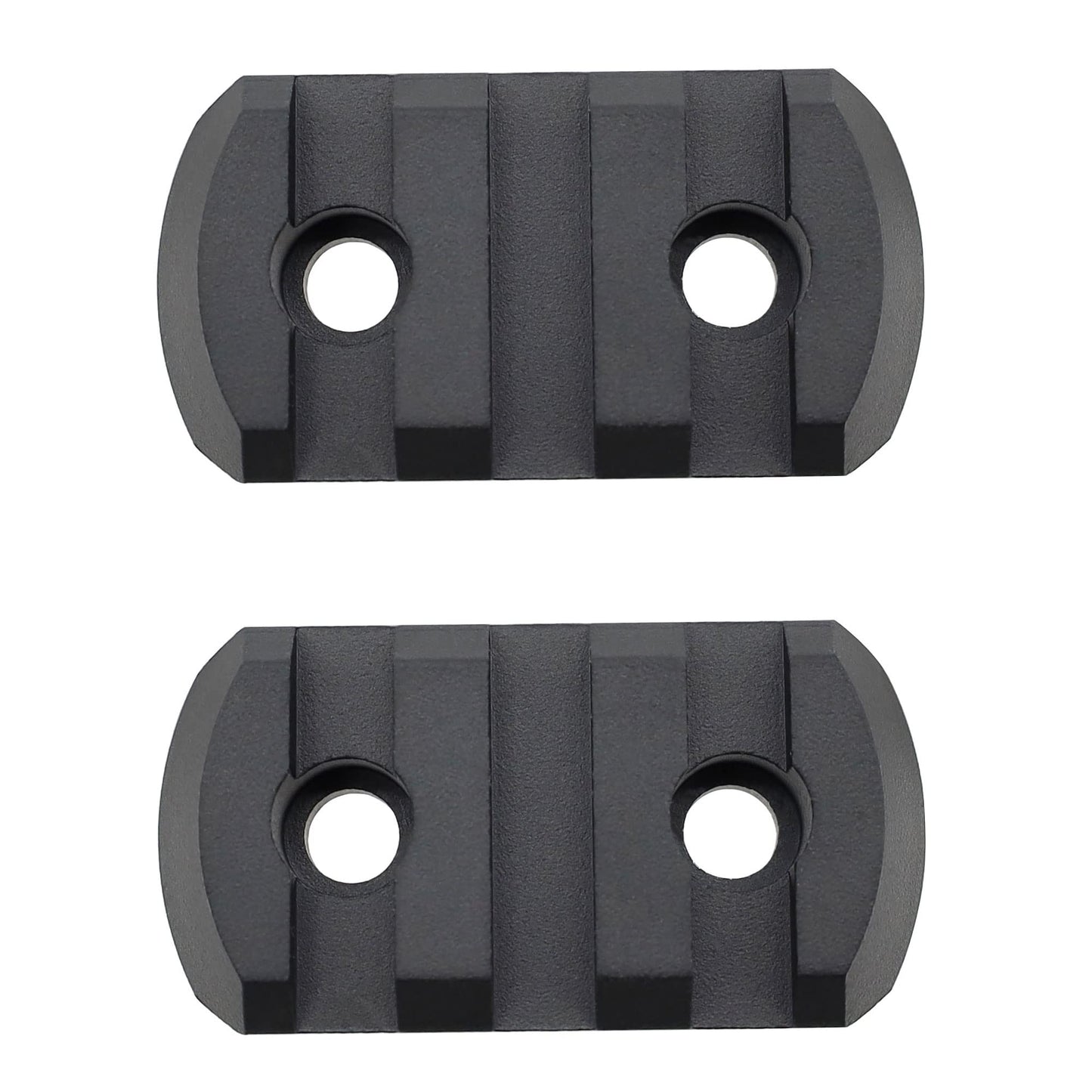 Ficero Mlok Picatinny Rail Aluminum Section Accessory, 3 Slots (2 Pack)
