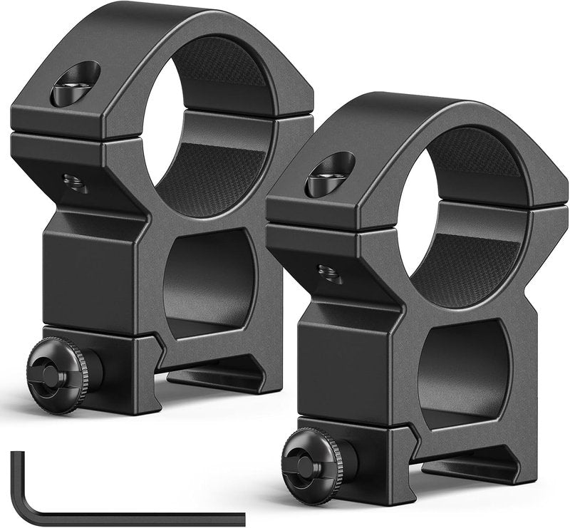 CVLIFE 1 Inch Scope Rings - Durable Scope Mount for Dovetail & Picatinny Rails | 2 Pieces