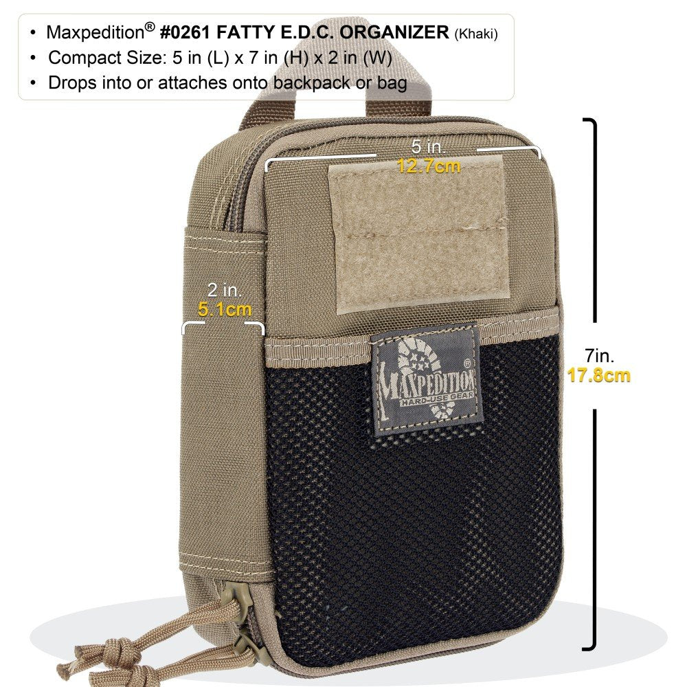 2012, Maxpedition Fatty Pocket Organizer (Black), Medium